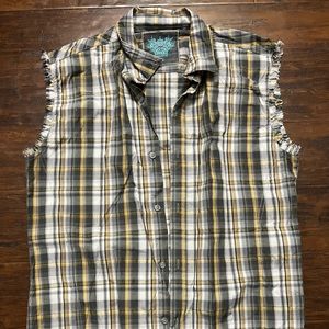 River island sleeveless dress shirt